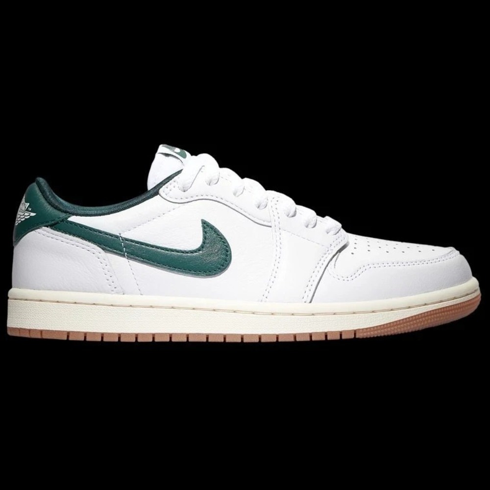 NEW UNWORN Womens Air Jordan 1 Retro Low OG-White/Oxidized Green-Sail (Size 11)